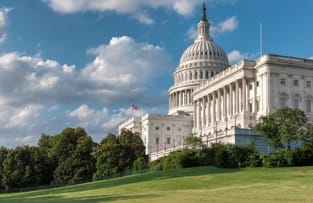 The United States Capitol Building.